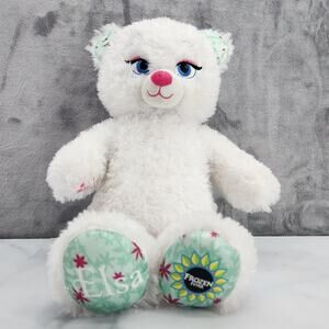 BAB Build-a-Bear Elsa- Disney's Frozen sparkle white teddy bear 16"